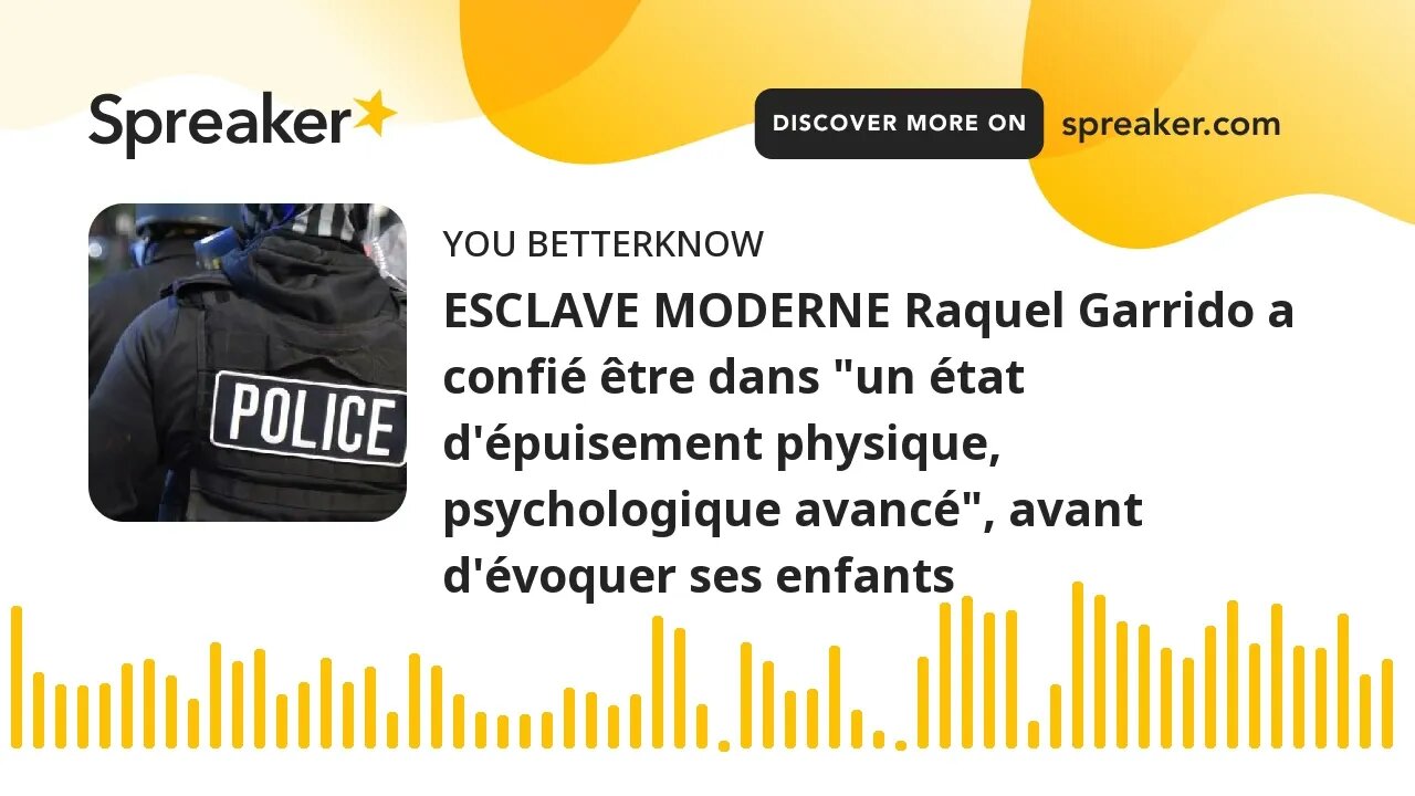 ESCLAVE MODERNE Raquel Garrido a confié être dans "un état d'épuisement physique, psychologique avan
