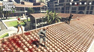 GTA 5 - Michael and Tonya's FIVE STAR COP BATTLE (GTA V Funny Moment)