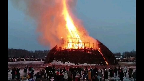 Residents of Kaluga say goodbye to the last days of winter