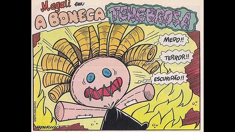 Magali em-A boneca tenebrosa | Gibis do Rapha 2