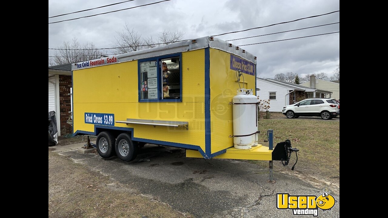 2008 Wells Cargo 8' x 16' Mobile Kitchen | Food Concession Trailer for Sale in New Jersey