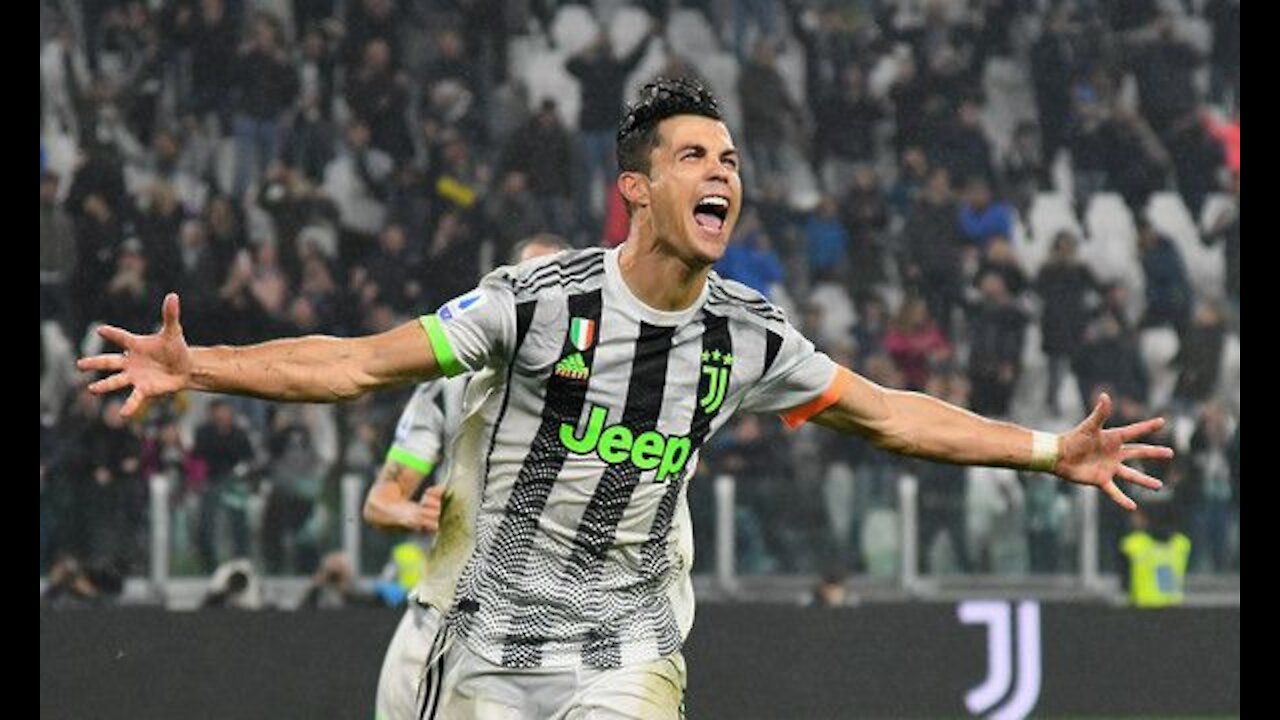 Cristiano Ronaldo receives a G.O.A.T