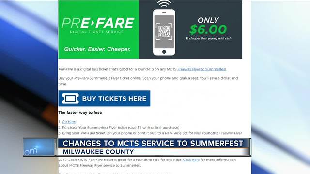 MCTS has your hookup for Summerfest travel