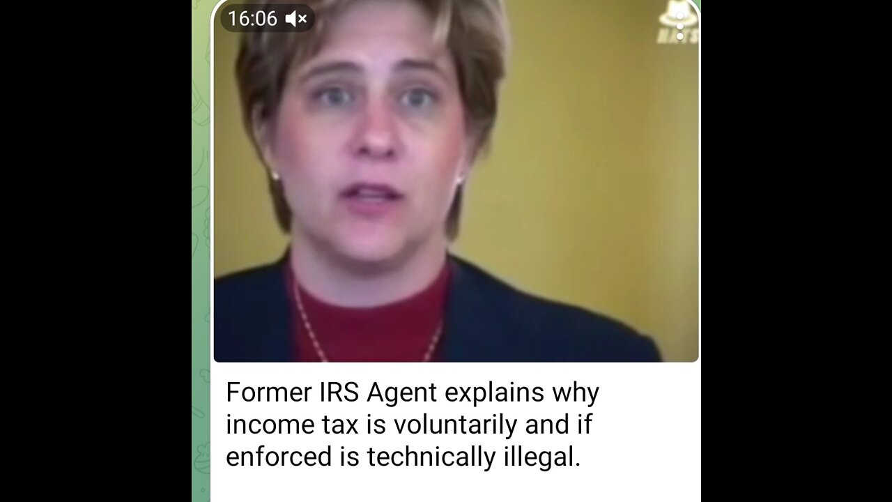 FORMER IRS AGENT EXPLAINS WHY INCOME TAX IS ACTUALLY ILLEGAL