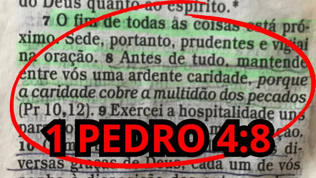 Desvendando mistérios sobre 1 Pedro 4:8