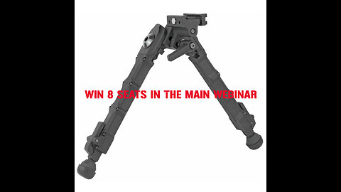 Accu-Tac, SR-5 G2, Bipod, Black MINI #1 FOR 8 SEATS IN THE MAIN WEBINAR