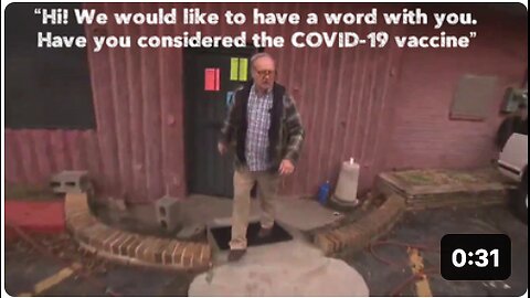 “Hi! We would like to have a word with you. Have you considered the COVID-19 vaccine?”