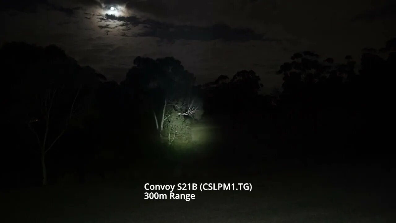 Flashlight Beamshots: Convoy S21B CSLPM1.TG