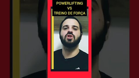 Diferenças básicas entre Treino de Força e Powerlifting #Shorts