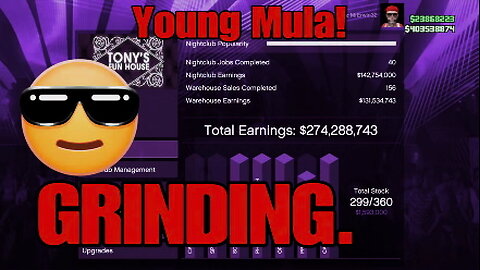 MULA GRINDING! | GTA Online #GTAVI | Night Club Party