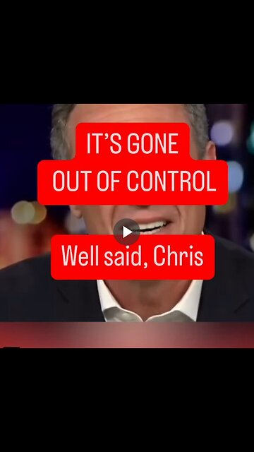 Chris Cuomo has a moment of sanity...