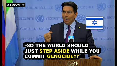 Israeli UN Ambassador Confronted Over Lebanon, Gaza
