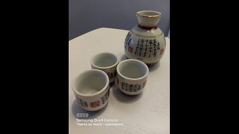 Authentic Japanese 4pc Saki Set