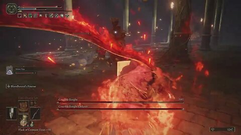 Crucible Knight and Crucible Knight Ordovis - Elden Ring