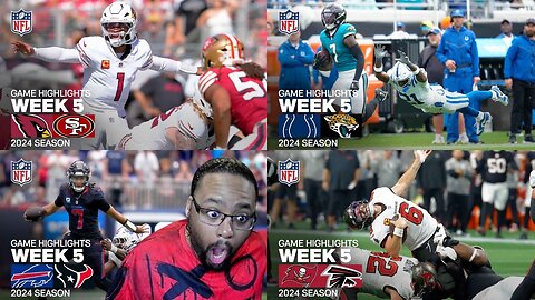 All NFL Week 5 2024 Game Highlights Reaction