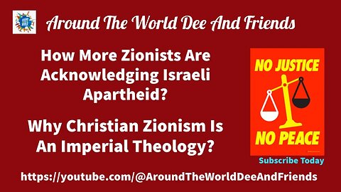 Why Zionist Say Israel Apartheid? Christian Zionism Imperialist Theology? (clip)