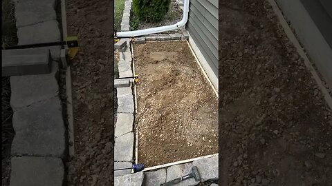Trash Can Area Transformation! || Paver Patio #shorts #landscaping