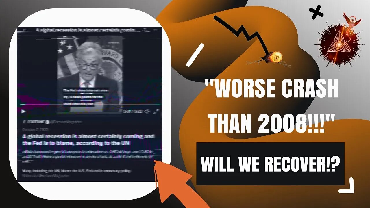 UN *ESSENTIALLY* CONFIRMS GLOBAL CRASH! WHAT WILL #BTC DO!? (YOU WONT BELIEVE THE CHARTS!!) #crypto