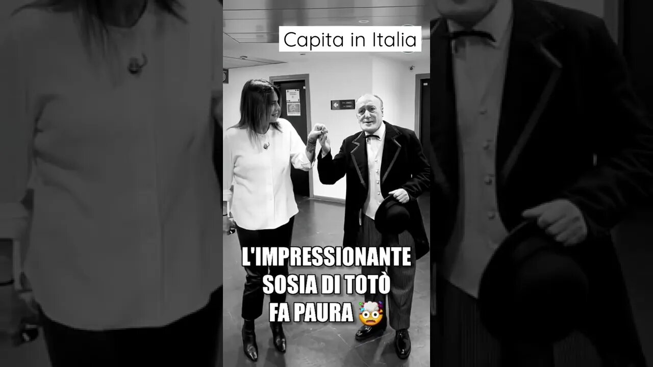 IL SOSIA DI TOTÒ È UGUALE! 😱