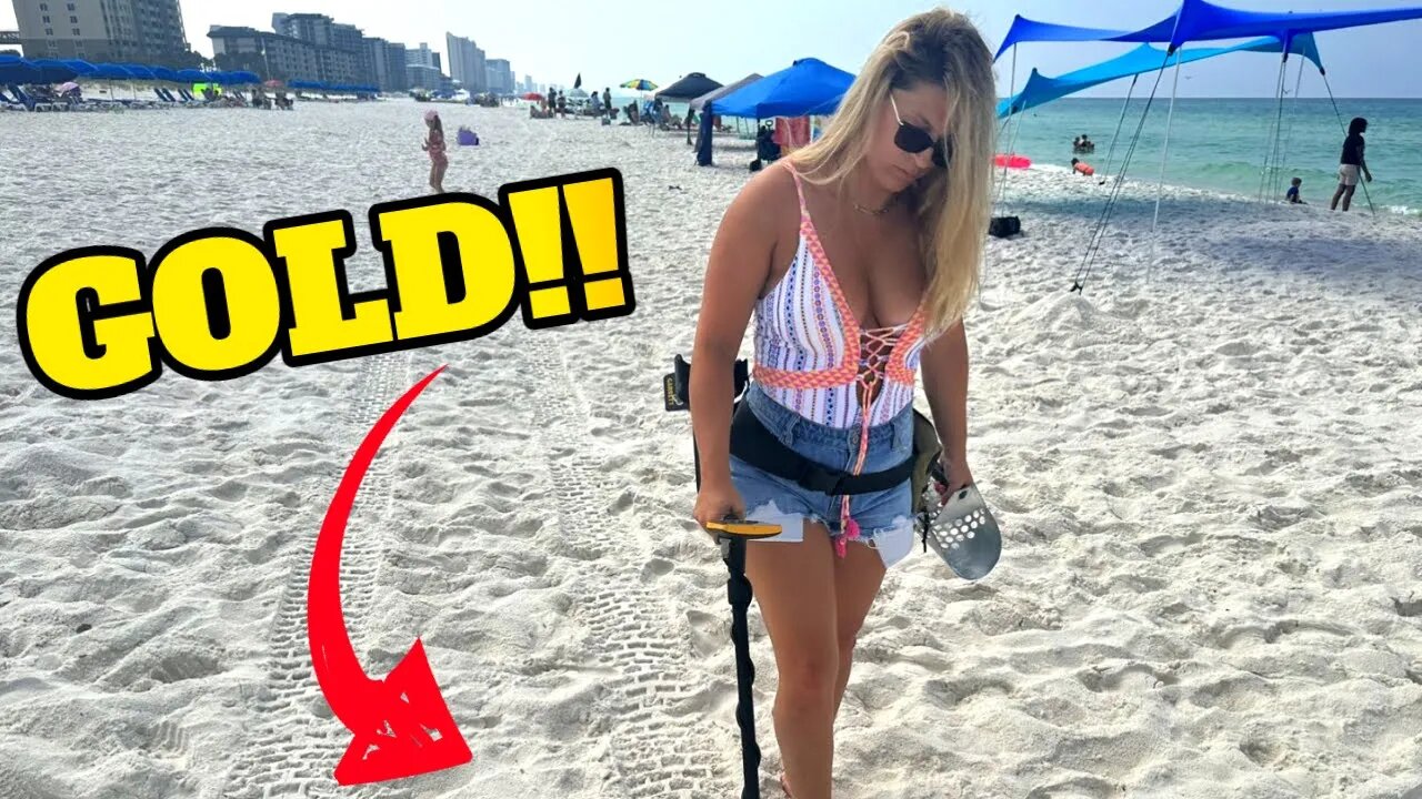Finding Gold on Panama City Beach with Garrett Metal Detectors!