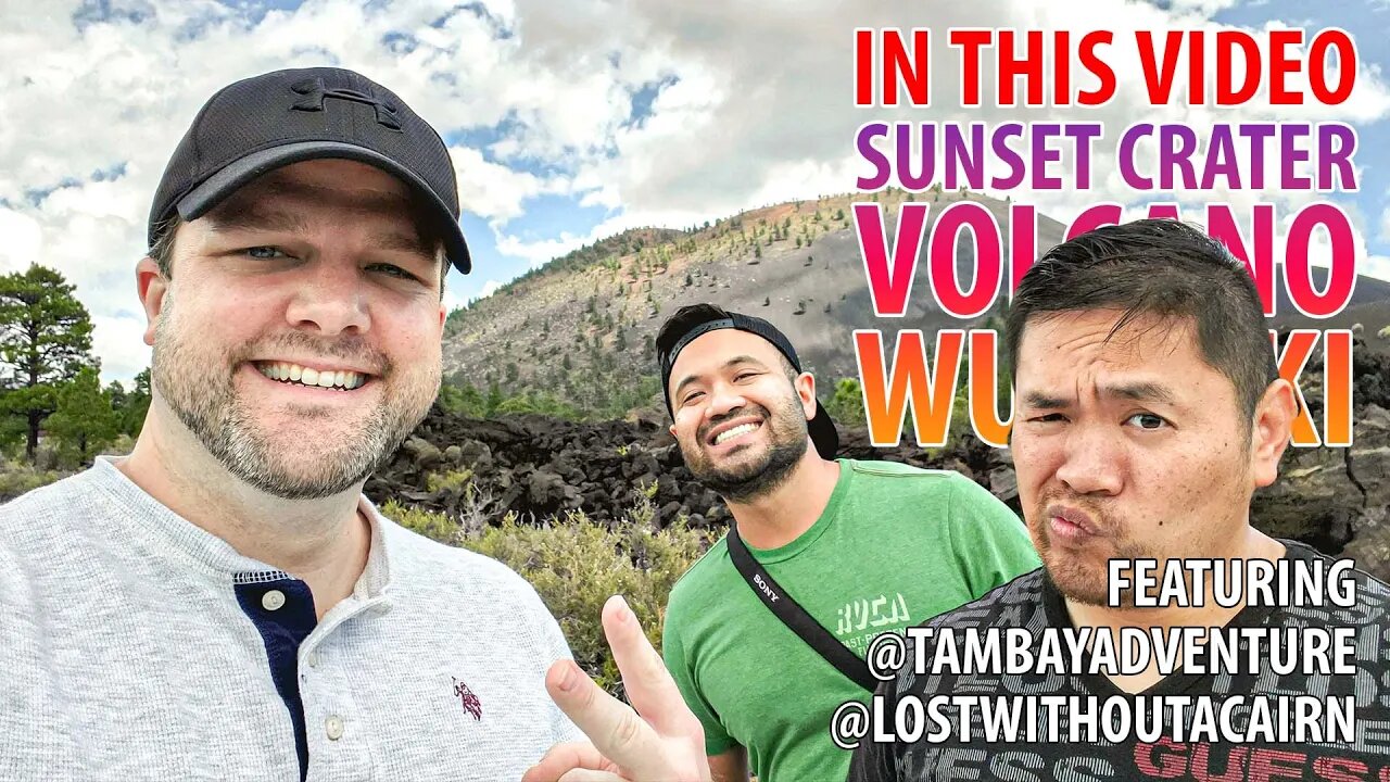 American & Filipino Travel America: First Time to Sunset Crater Volcano & Wupatki National Monument