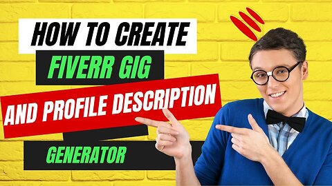 LIVE 🔴 SECRET ON HOW TO CREATE YOUR OWN FIVERR PROFILE AND DESCRIPTION GENERATOR