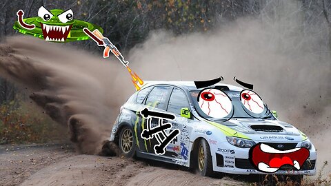 Amazing Rally Driving Skills | Funny Car Wars | Lucky Doodles
