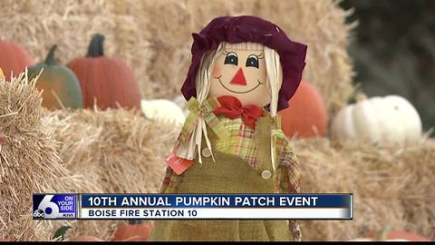 Boise Fire Department Hosts Pumpkin Patch Fundraiser