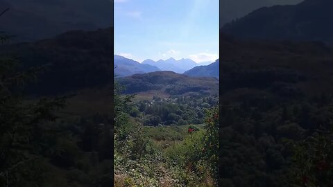 Auchtertyre view point Loch Aish Scotland