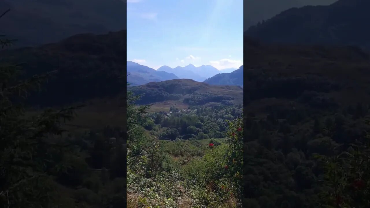 Auchtertyre view point Loch Aish Scotland