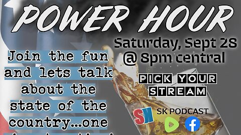 POWER HOUR!! Streaming with PATRIOTS!!