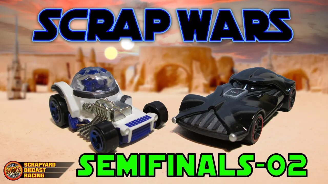 SCRAP WARS SEMIFINALS #race 02 Diecast Racing A #starwars fan film