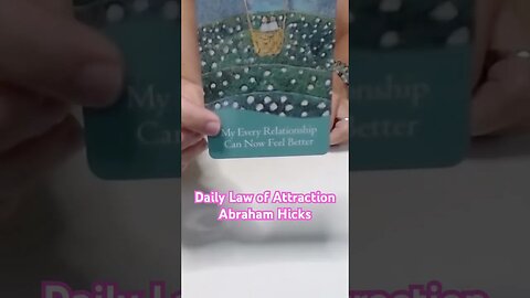 Daily Law of Attraction Message #loa #lawofattraction #abrahamhicks