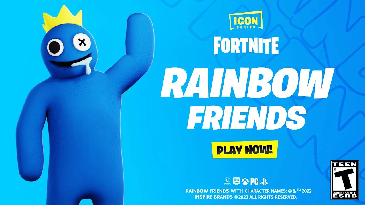 Trolling With RAINBOW FRIENDS Fortnite Skins!
