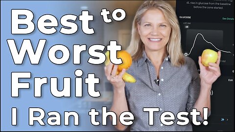 Best (and Worst) Fruit for Blood Sugar and Low Carb Dieting: I Ran the Tests!