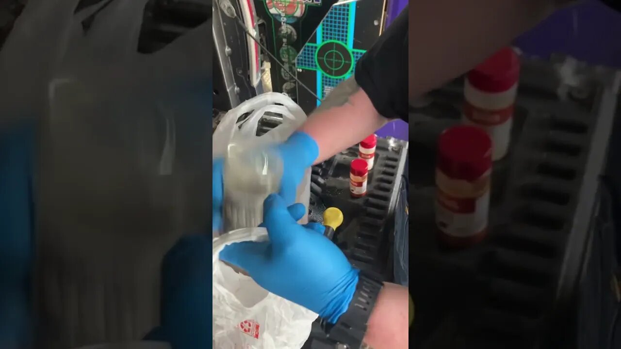 Preparing some chicken drumsticks.