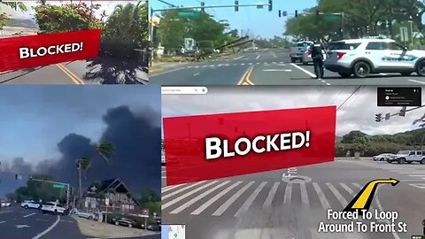 Maui Police Blockade Video/ Witness Evidence Review, Discussing Who/ What Caused Fire- LIVE @6 PM CT