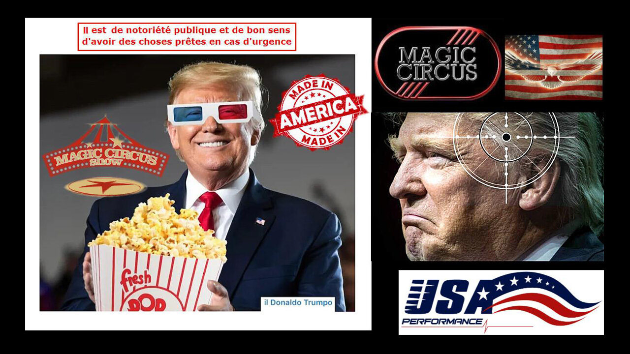 D.TRUMP.Le "Grand Cirque" continue ! "Inside Job" au programme faisant de D.TRUMP un héros à l'image de J.F.K (Hd 1080) Voir autres liens au descriptif