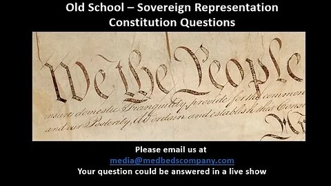 Old School Sovereign Representation