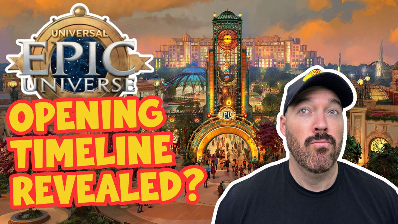 Did Universal Just Accidentally Reveal Epic Universe's Opening Timeline? | Epic Universe Update