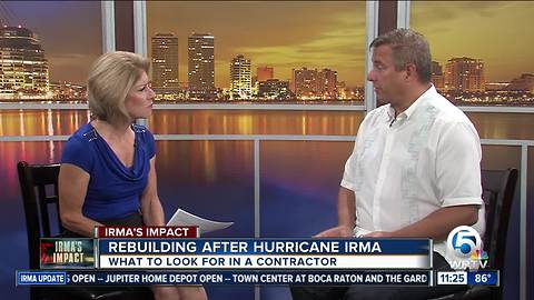 Tips on picking a contractor for repairs after Hurricane Irma