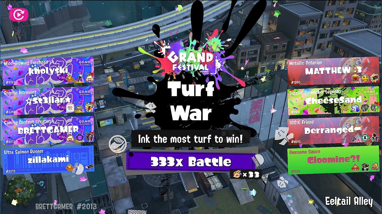 I WON A 333X BATTLE DURING GRAND FEST!!! [Team Present Vs. Team Future]