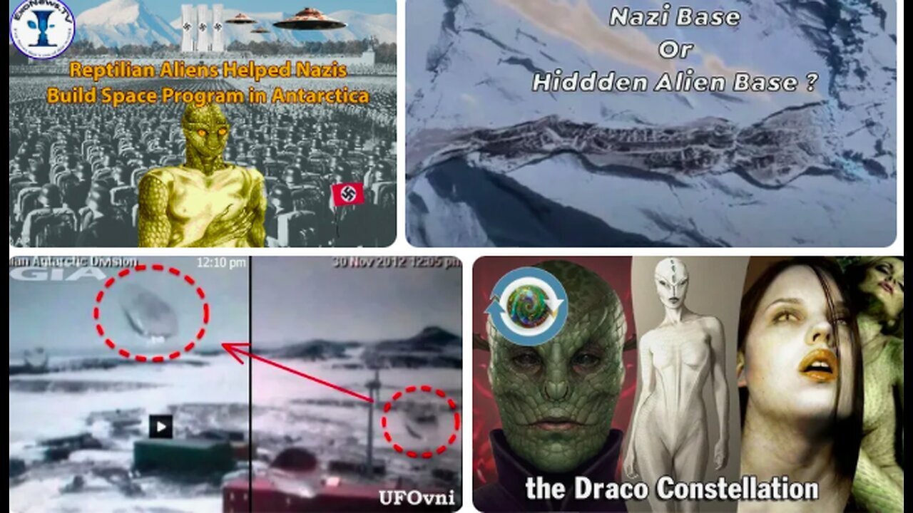 Antarctica Reptilian 'Alien' UFO Bases Exposed Hidden Technologies Black Budget Operation Highjump!