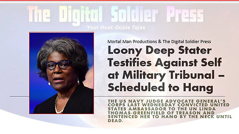 Loony Deep Stater Testifies Against Self At Military Tribunal - 8/1/24..