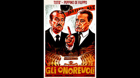 #1963 “GLI ONOREVOLI” con TOTÒ - ORA CI PROVANO CON LA #'PSICOLOGIA INVERSA' E PRESTO TENTERANNO ANCHE CON IL #'RIFRULLO DEL DIAVOLO'!!👿👿👿 -