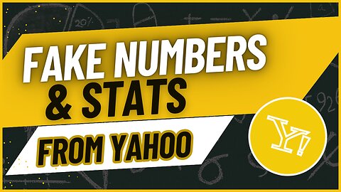 THE YAHOOS AT YAHOO ARE AT IT AGAIN!