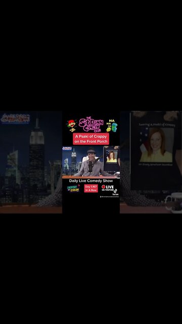 Jen Psaki of Crappy & The Ding Dong Ditch! #comedyshort #standupcomedy