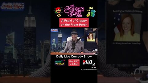 Jen Psaki of Crappy & The Ding Dong Ditch! #comedyshort #standupcomedy