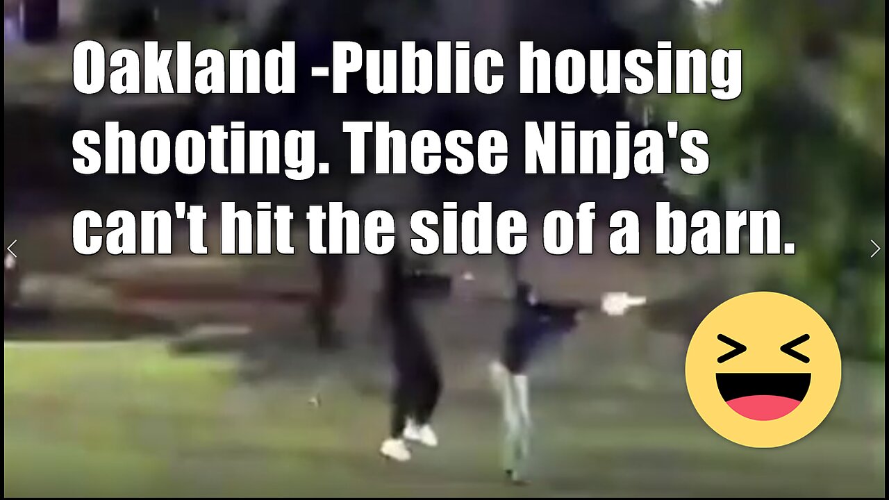 Oakland ninja's shoot up the street night after night but no injuries