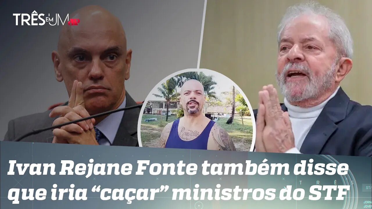 Moraes determina prisão de homem que faz ameaças a Lula